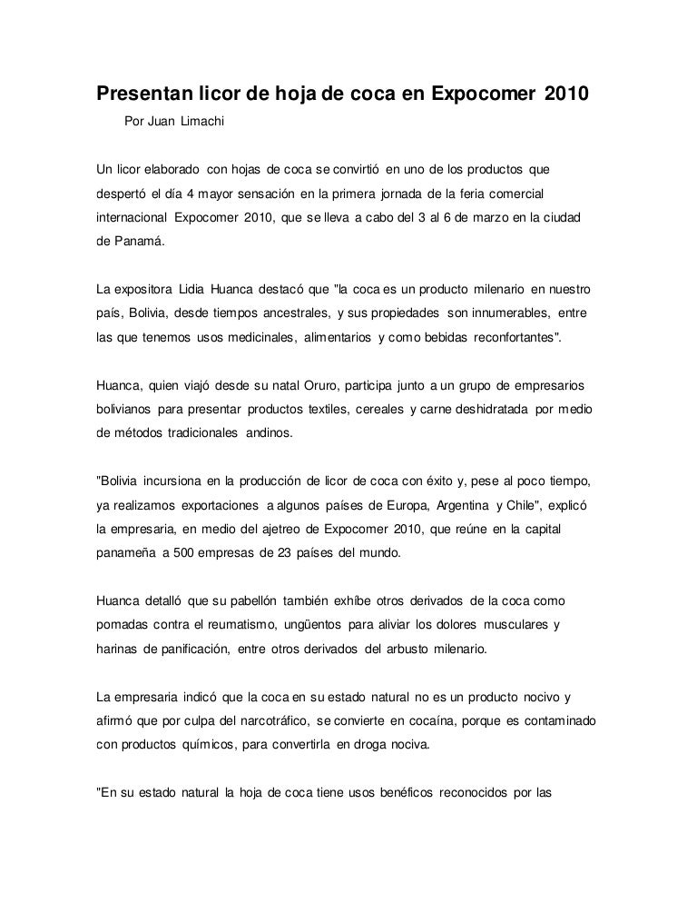 Masticar hoja de coca para adelgazar